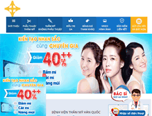 Tablet Screenshot of benhvienthammyhanquoc.com